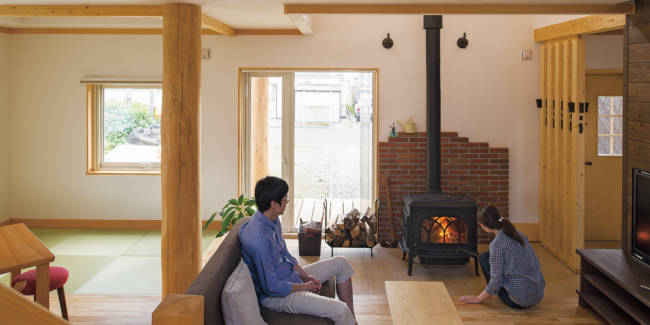 薪ストーブのある暮らし