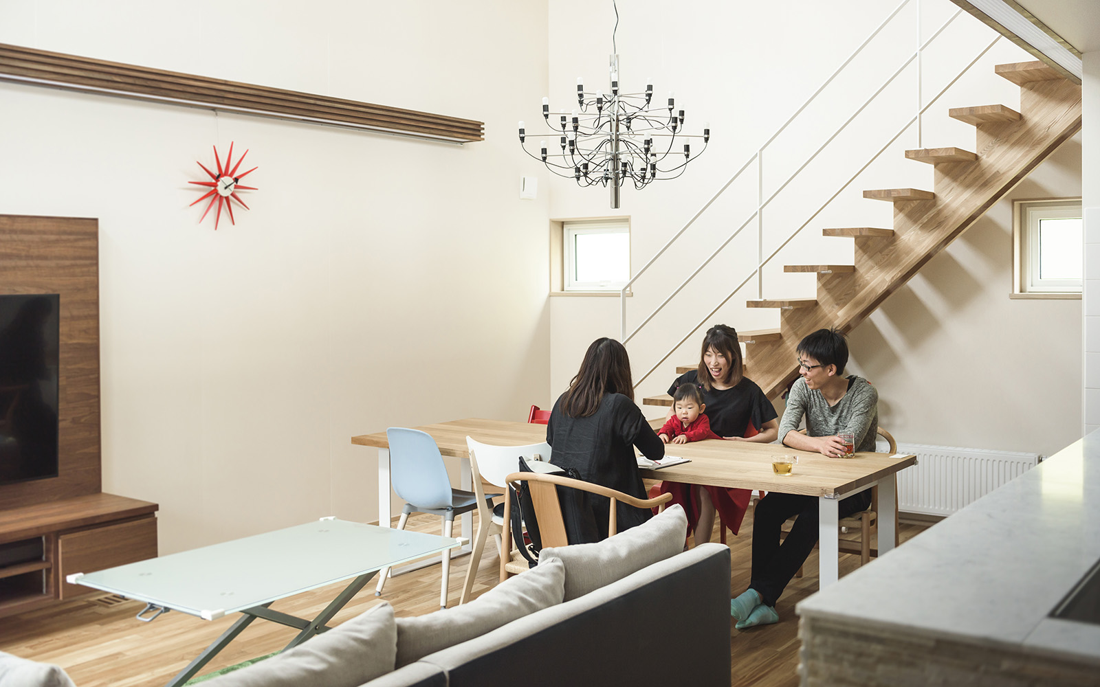 家族がのびのびと暮らす 未来に期待が膨らむ住まい