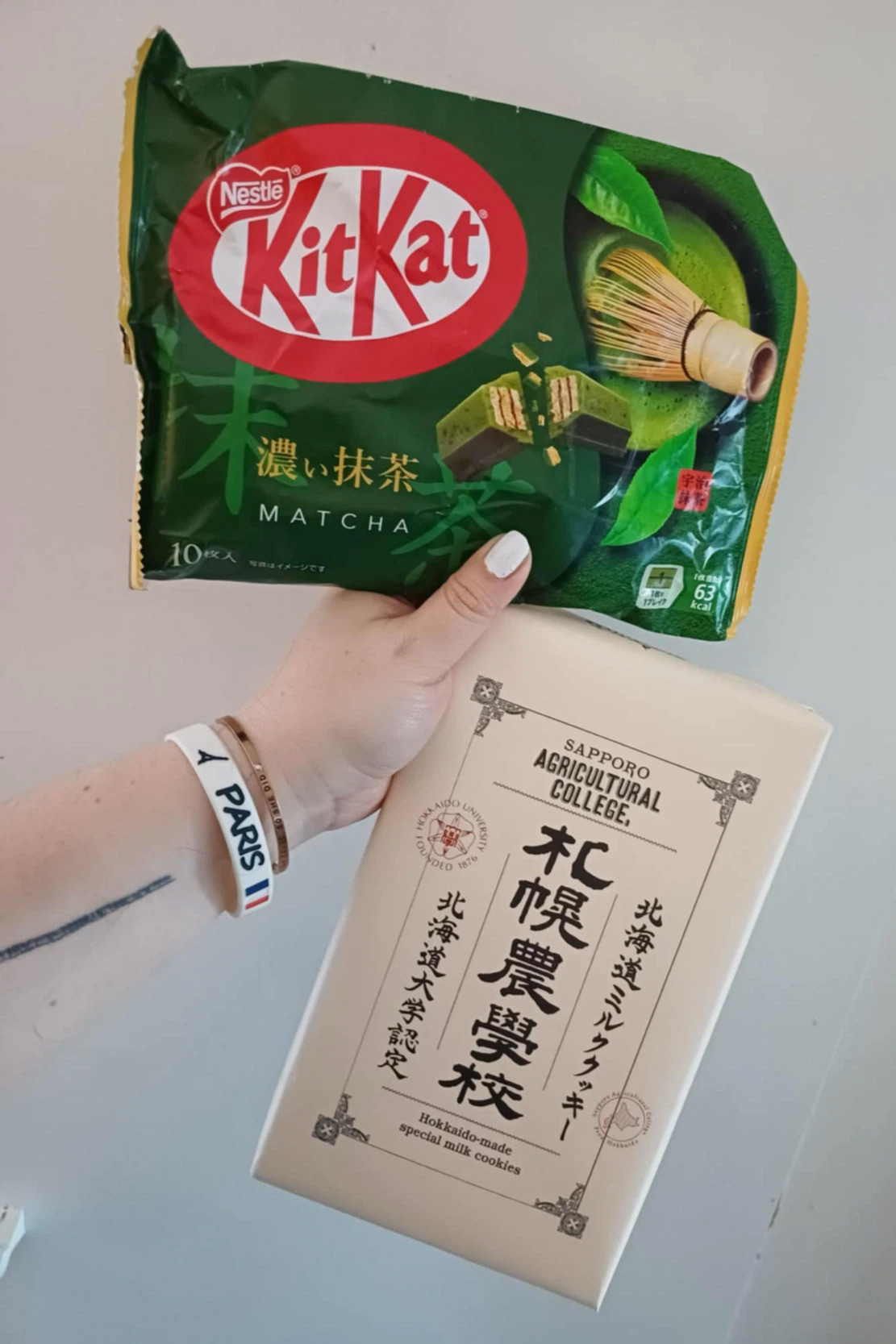 北海道のお土産を奥さんに渡したら、めっちゃ喜んだくれたみたいです。ええ人や…